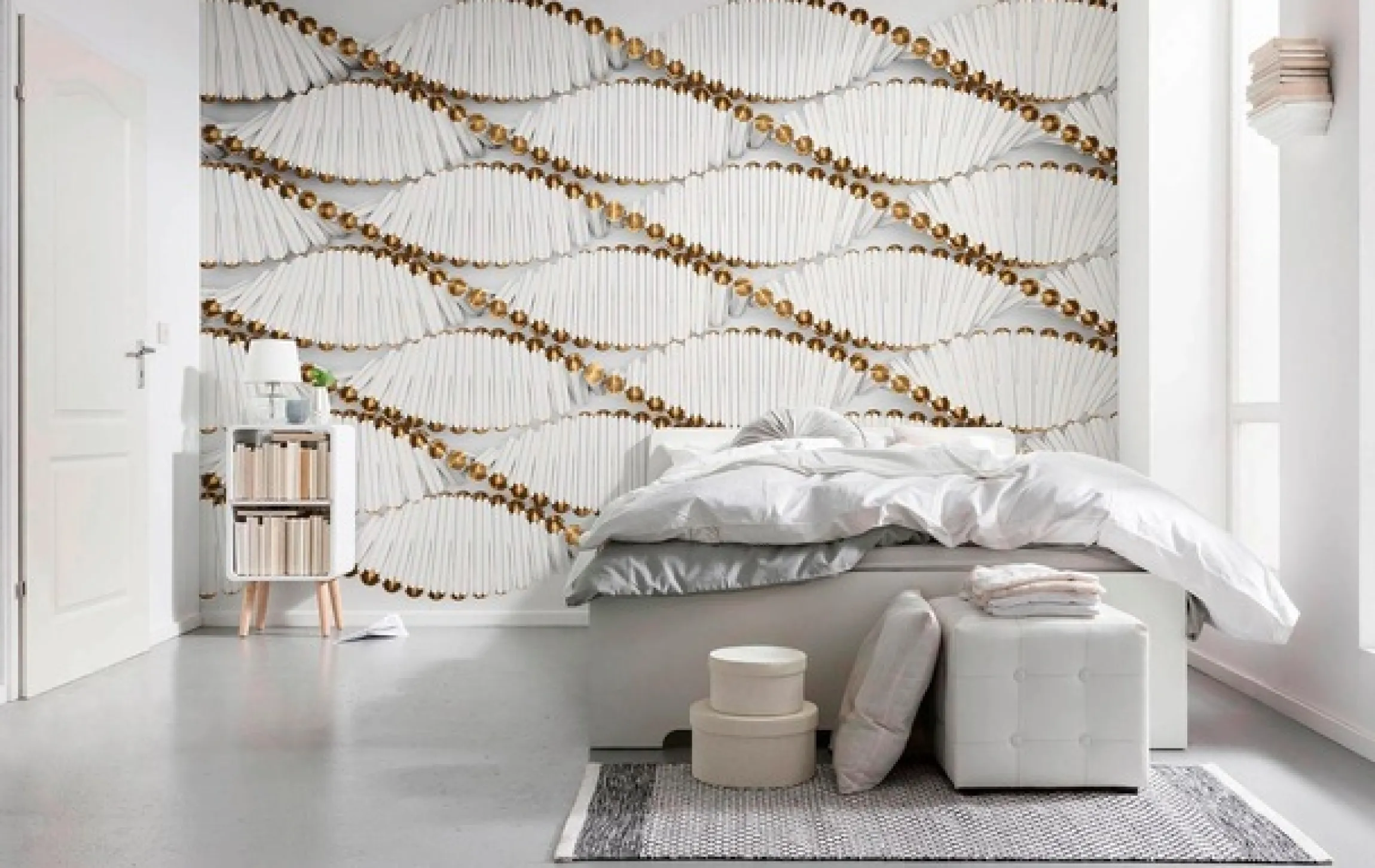 Komar Fototapete »Twist - Größe 368 x 254 cm« bedruckt glatt Wohnzimmer, Schlafzimmer