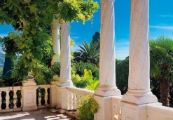 Komar Fototapete »Villa Liguria - Größe 368 x 254 cm« bedruckt glatt Wohnzimmer, Schlafzimmer