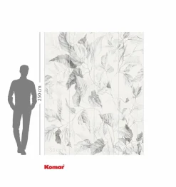 Komar Fototapete »Vlies Fototapete - Jeu de Feuilles - Größe 200 x 250 cm« Motiv | bedruckt glatt