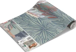 Komar Fototapete »Vlies Fototapete - Patterned Palms - Größe 400 x 250 cm« Motiv | bedruckt glatt