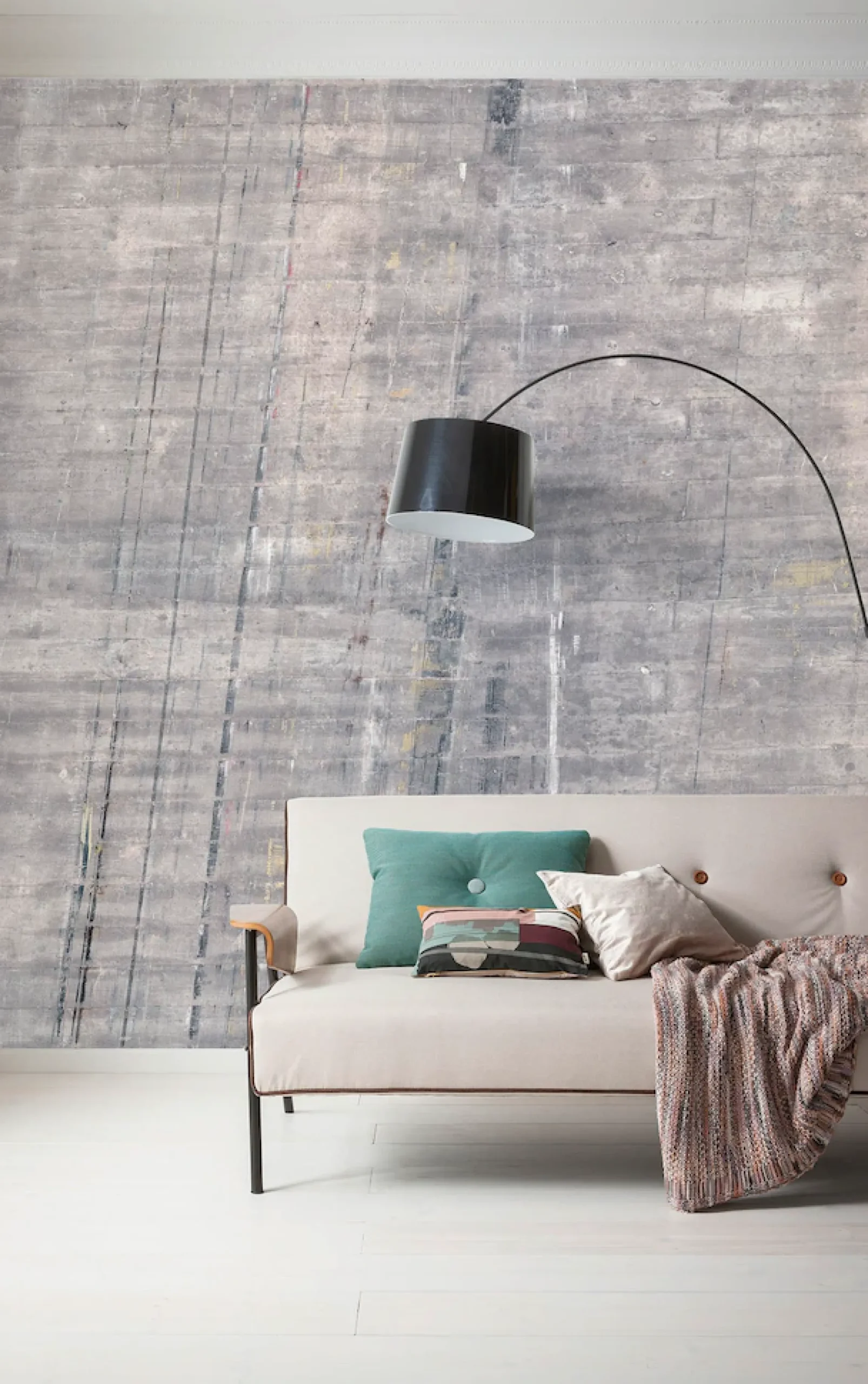 Komar Fototapete »Vlies Fototapete - Concrete - Größe 300 x 250 cm« Motiv | bedruckt glatt