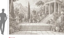 Komar Fototapete »Vlies Fototapete - Trompe l'oeil - Größe 400 x 250 cm« Motiv | bedruckt glatt