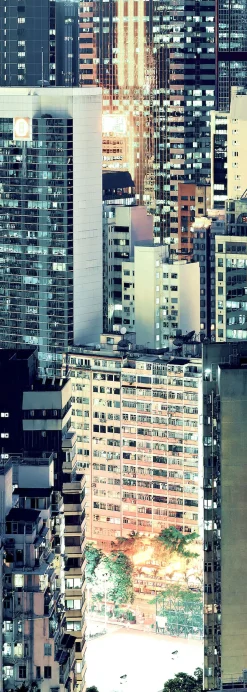 Komar Fototapete »Vlies Fototapete - Skyline - Größe 100 x 280 cm« Motiv | bedruckt glatt