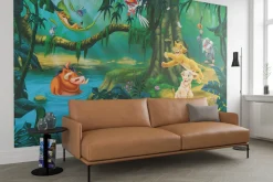 Komar Fototapete »Vlies Fototapete - Simba and Friends - Größe 368 x 248 cm« Motiv | bedruckt glatt