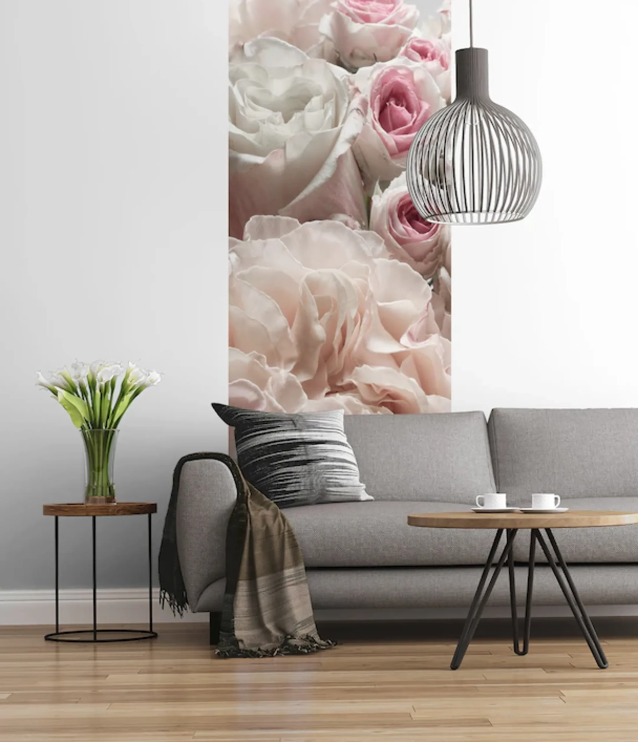 Komar Fototapete »Vlies Fototapete - Englische Rosen - Größe 100 x 280 cm« Motiv | bedruckt glatt