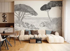 Komar Fototapete »Vlies Fototapete - Shoreline - Größe 300 x 250 cm« Motiv | bedruckt glatt