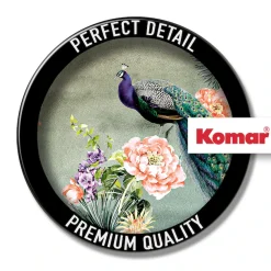 Komar Fototapete »Vlies Fototapete - Pfau - Größe 200 x 250 cm« Motiv | bedruckt glatt