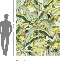 Komar Fototapete »Vlies Fototapete - Banana Grove - Größe 200 x 250 cm« Motiv | bedruckt glatt
