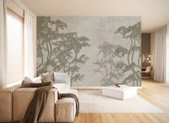 Komar Fototapete »Vlies Fototapete - Dancing Trees - Größe 350 x 250 cm« Motiv | bedruckt glatt
