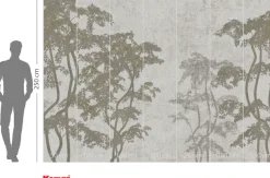 Komar Fototapete »Vlies Fototapete - Dancing Trees - Größe 350 x 250 cm« Motiv | bedruckt glatt
