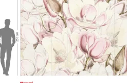 Komar Fototapete »Vlies Fototapete - Petals - Größe 350 x 250 cm« Motiv | bedruckt glatt
