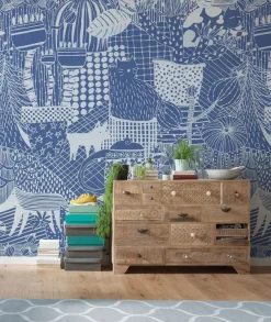Komar Fototapete »Vlies Fototapete - Feline Mirage - Größe 250 x 250 cm« Motiv | bedruckt glatt