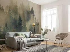 Komar Fototapete »Vlies Fototapete - Mystical Firs - Größe 400 x 250 cm« Motiv | bedruckt glatt