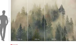 Komar Fototapete »Vlies Fototapete - Mystical Firs - Größe 400 x 250 cm« Motiv | bedruckt glatt