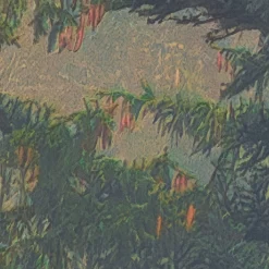 Komar Fototapete »Vlies Fototapete - Mystical Firs - Größe 400 x 250 cm« Motiv | bedruckt glatt