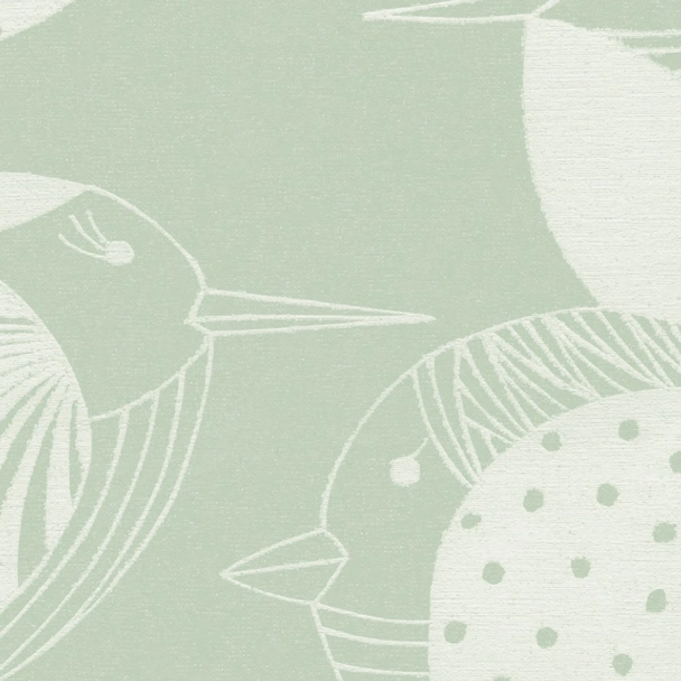 Komar Fototapete »Vlies Fototapete - Naive Birds - Größe 200 x 250 cm« Motiv | bedruckt glatt