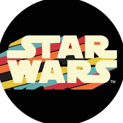 Komar Fototapete »Vlies selbstklebend - Star Wars Typeface - Größe 125 x 125 cm« bedruckt glatt Kinderzimmer