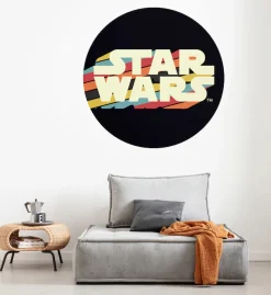 Komar Fototapete »Vlies selbstklebend - Star Wars Typeface - Größe 125 x 125 cm« bedruckt glatt Kinderzimmer