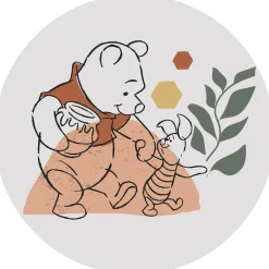 Komar Fototapete »Vlies selbstklebend - Winnie the Pooh Soulmate - Größe 125 x 125 cm« bedruckt glatt Kinderzimmer