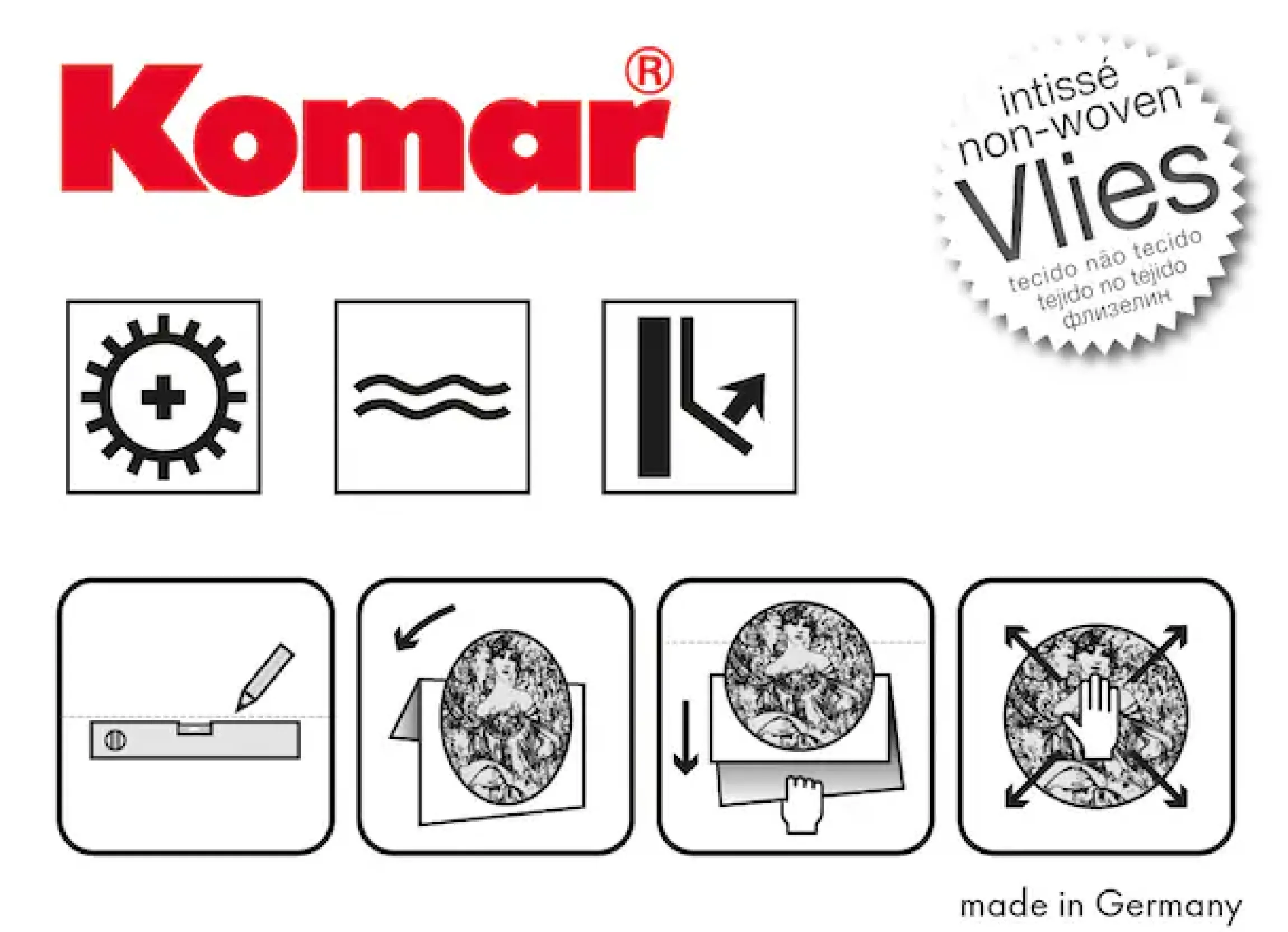 Komar Fototapete »Vlies selbstklebend - Torres - Größe 125 x 125 cm« bedruckt glatt Wohnzimmer, Schlafzimmer