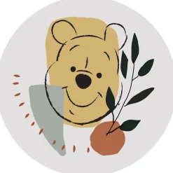 Komar Fototapete »Vlies selbstklebend - Winnie the Pooh Smile - Größe 125 x 125 cm« bedruckt glatt Kinderzimmer
