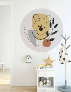Komar Fototapete »Vlies selbstklebend - Winnie the Pooh Smile - Größe 125 x 125 cm« bedruckt glatt Kinderzimmer