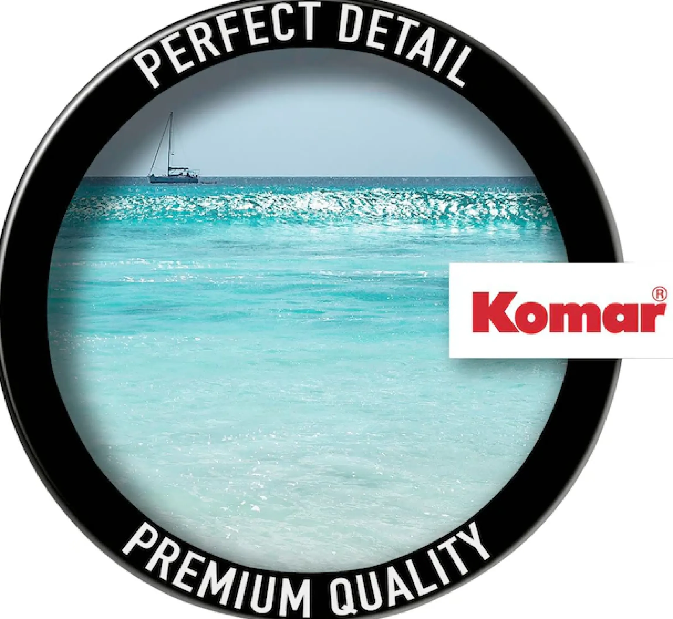 Komar Fototapete »Vlies selbstklebend - Lagoon - Größe 125 x 125 cm« bedruckt glatt Wohnzimmer, Schlafzimmer