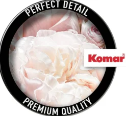 Komar Fototapete »Vlies selbstklebend - Pink and Cream Roses - Größe 125 x 125 cm« bedruckt glatt Wohnzimmer, Schlafzimmer