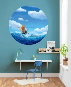Komar Fototapete »Vlies selbstklebend - Moana Ocean is Calling - Größe 125 x 125 cm« bedruckt glatt Kinderzimmer