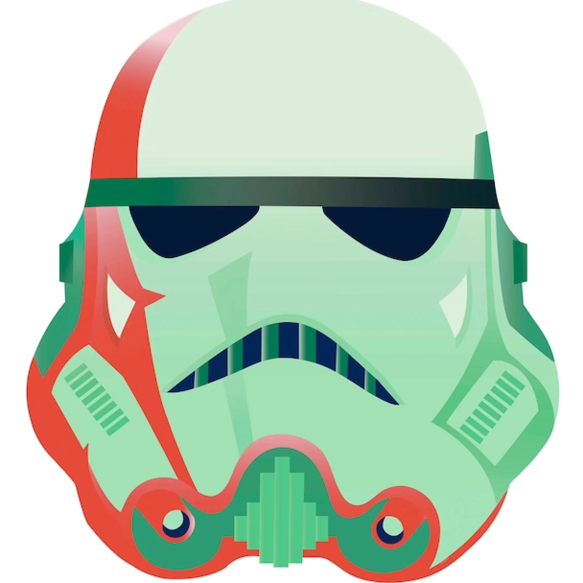 Komar Fototapete »Wandtattoo - Star Wars One of us! - Größe 125 x 125 cm« Comic | bedruckt glatt