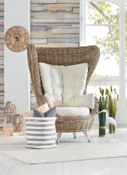 Komar Fototapete »Whitewashed Wood - Größe 368 x 254 cm« bedruckt glatt Wohnzimmer, Schlafzimmer