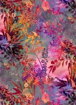 Komar Fototapete »Wild Garden - Größe 184 x 254 cm« bedruckt glatt Wohnzimmer, Schlafzimmer