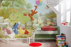 Komar Fototapete »Winnie the Pooh Ballooning - Größe 368 x 254 cm« bedruckt glatt Kinderzimmer