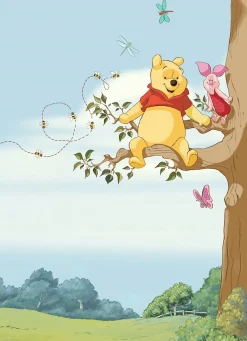 Komar Fototapete »Winnie the Pooh Tree - Größe 184 x 254 cm« bedruckt glatt Kinderzimmer