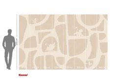 Komar Kindertapete »Disney The Lion King Animals and Shapes« bedruckt glatt