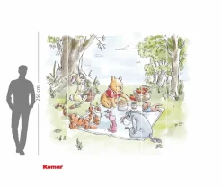 Komar Kindertapete »Disney Winnie the Pooh Nice for Picnics« bedruckt glatt