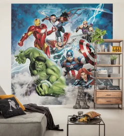Komar Kindertapete »Marvel Avengers Mighty Team« bedruckt glatt