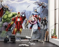 Komar Kindertapete »Marvel Avengers Ultimate Warriors« bedruckt glatt