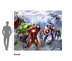 Komar Kindertapete »Marvel Avengers Ultimate Warriors« bedruckt glatt