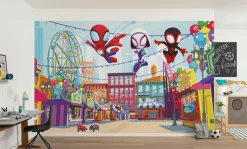 Komar Kindertapete »Marvel Spidey And His Amazing Friends Theme Park« bedruckt glatt