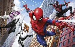 Komar Kindertapete »Marvel Spider-Man Swinging Crew« bedruckt glatt