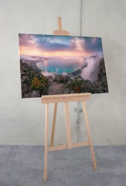 Komar Leinwandbild »Coastal Paradise - Größe 90 x 60 cm« Baum | Berge | Blumen | Blätter | Foto | Jahreszeiten | Landschaft | Meer