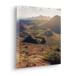 Komar Leinwandbild »Coloured Earth - Größe 40 x 40 cm« Baum | Berge | Blumen | Blätter | Foto | Jahreszeiten | Landschaft | Meer