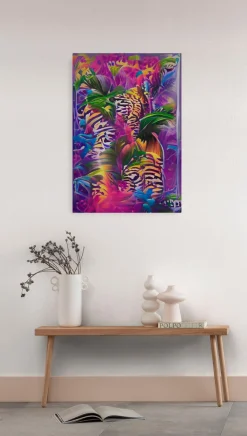 Komar Leinwandbild »Disco Fever - Größe 40 x 60 cm« Natur 1 Stk. tlg. Keilrahmenbild mi Echtholzrahmen