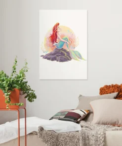 Komar Leinwandbild »Disney Ariel Sunrise« Disney 1 Stk. tlg. 40 x 60 cm (Breite x Höhe) - Kinderzimmer, Dekoration