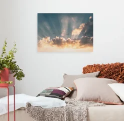 Komar Leinwandbild »Enlightenment - Größe 60 x 40 cm« Baum | Berge | Blumen | Blätter | Foto | Jahreszeiten | Landschaft | Meer