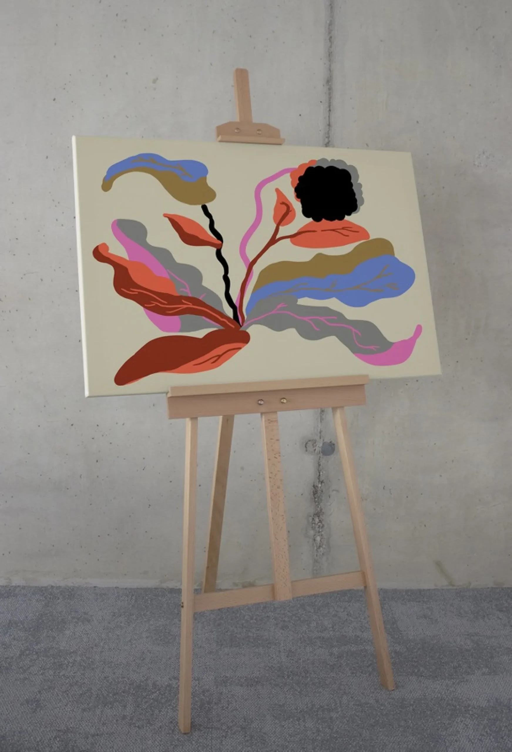 Komar Leinwandbild »Flirt - Größe 60 x 90 cm« Natur 1 Stk. tlg. Keilrahmenbild mi Echtholzrahmen