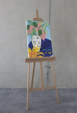 Komar Leinwandbild »Funky Vase - Größe 40 x 60 cm« Natur 1 Stk. tlg. Keilrahmenbild mi Echtholzrahmen