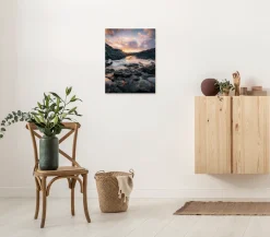 Komar Leinwandbild »Golden Eye - Größe 30 x 40 cm« Baum | Berge | Blumen | Blätter | Foto | Jahreszeiten | Landschaft | Meer