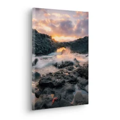 Komar Leinwandbild »Golden Eye - Größe 30 x 40 cm« Baum | Berge | Blumen | Blätter | Foto | Jahreszeiten | Landschaft | Meer